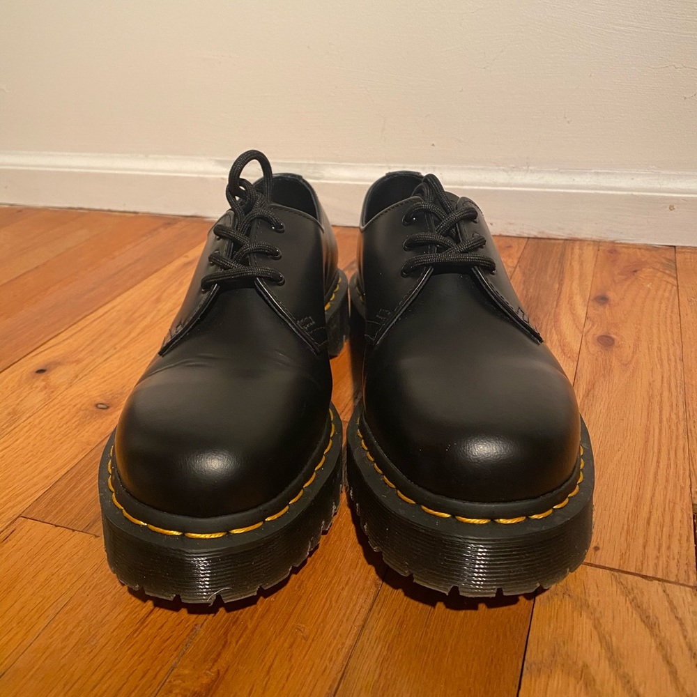 Dr. Martens 1461 Smooth Leather Platform Shoes